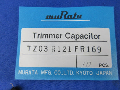 Trimmer Cap. 10個入 TZ03R121FR169