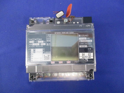 電子式普通電力量計200V5A50Hz A7DA-RS31形