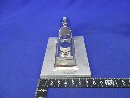導線引出金物 鉄骨用端子 100×75×5