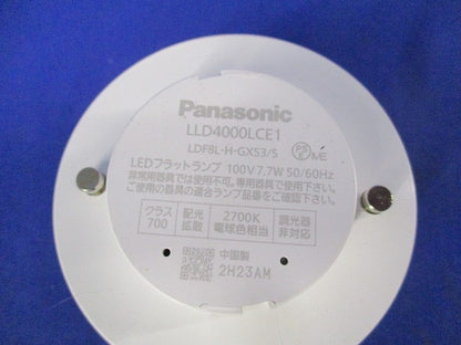 LEDフラットランプφ70(電球色) LLD4000LCE1