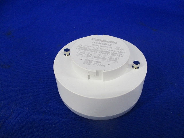 LEDフラットランプφ70(電球色) LLD4000LCE1