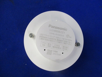 LEDフラットランプφ70(電球色) LLD4000LCE1