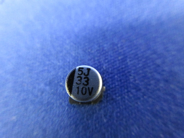 Elec. Chip Cap. 10個入 10V 330uF