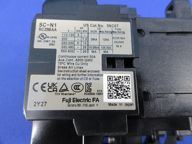 標準形電磁開閉器 SC-N1+TK-N2