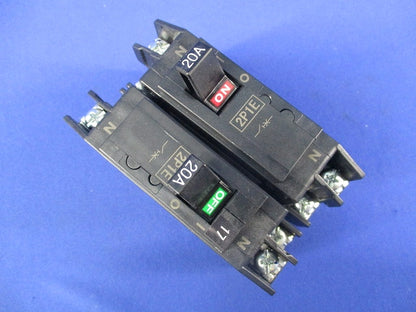 スリムサーキットブレーカ2P1E20A(2個入) NX51A