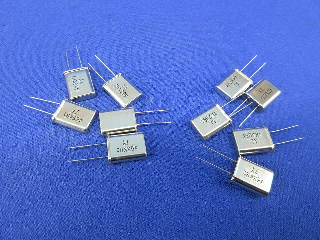 QUARTZ CRYSTAL UNIT 10個入 HC-49/U 455KHz