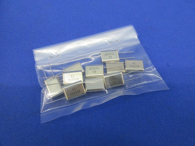 QUARTZ CRYSTAL UNIT 10個入 HC-49/U 455KHz