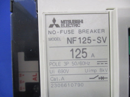 ノーヒューズ遮断器3P125A NF125-SV
