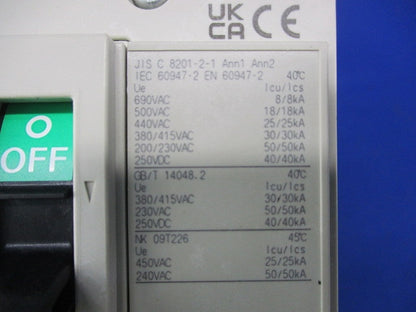 ノーヒューズ遮断器3P125A NF125-SV