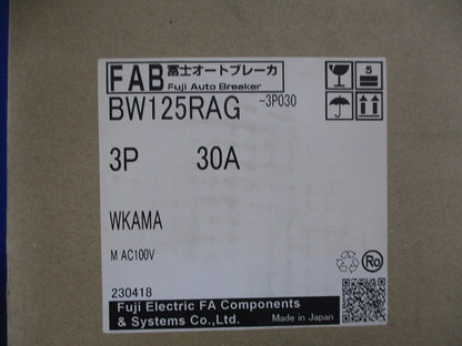 オートブレーカ3P30A BW125RAG