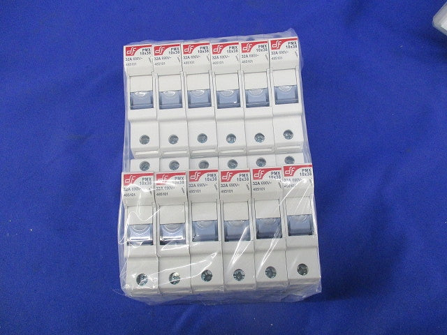 DINレール取付用ヒューズホルダー(12個入) PMX10×38