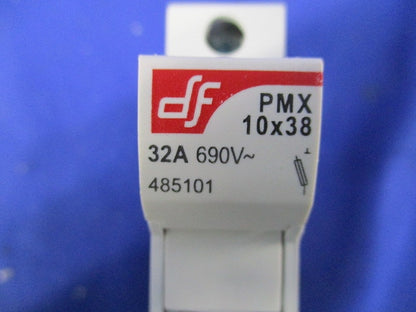 DINレール取付用ヒューズホルダー(12個入) PMX10×38
