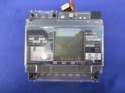 電子式普通電力量計200V5A50Hz A7DA-RS31形