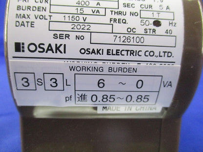 低圧変流器400A CPR-15W