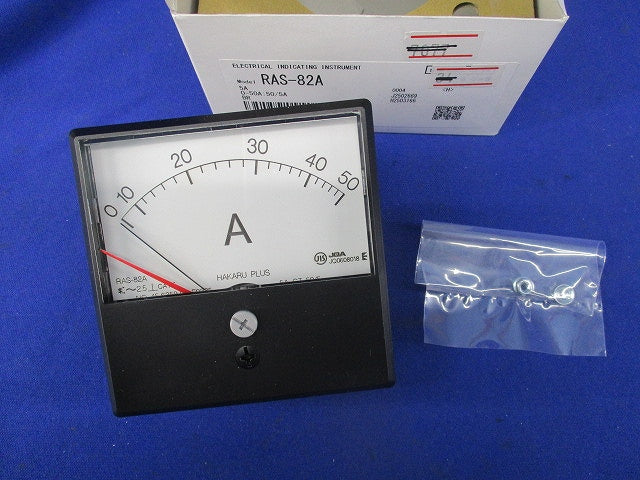 交流電流計 0-50A 50/5A RAS-82A