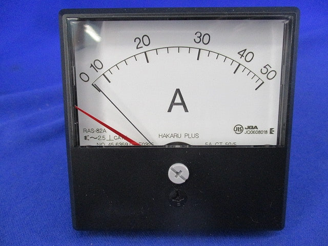 交流電流計 0-50A 50/5A RAS-82A