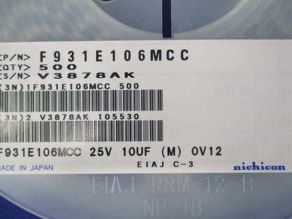 Tantal. Cap 100個入 F931E106MCC