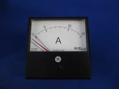 交流電流計 0-15A 15/5A RAS-82A