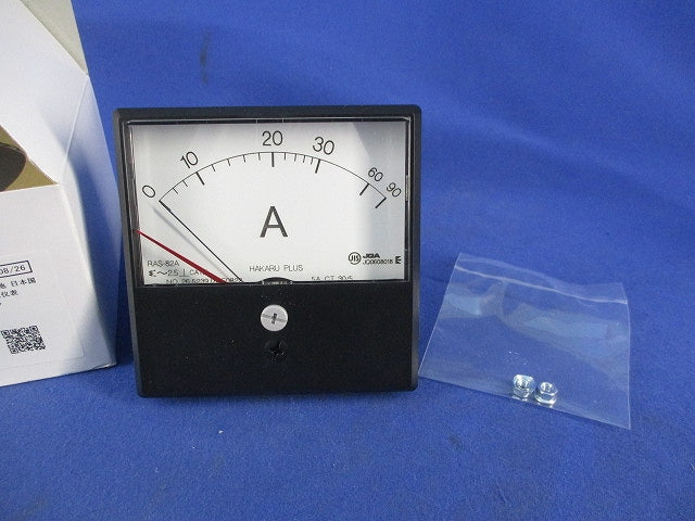 交流電流計 0-30-90A 30/5A RAS-82A