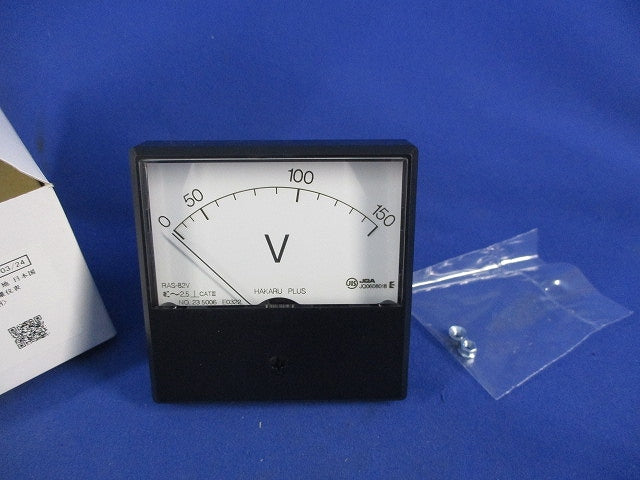 角形交流電圧計0-150V RAS-82V