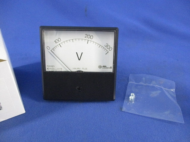 角形交流電圧計0-300V RAS-82V