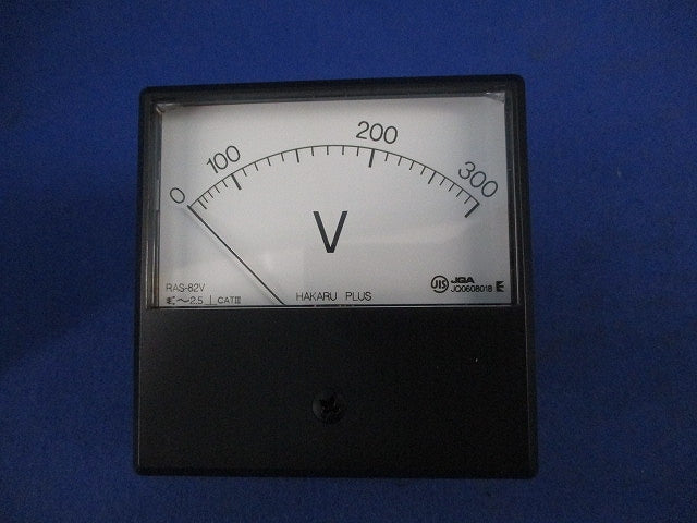 角形交流電圧計0-300V RAS-82V
