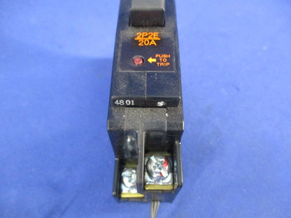 分電盤用コンパクトツイン オートブレーカ2P2E20A(2個入) F52C BF2BC-020