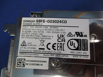 スイッチング･パワーサプライ S8FS-G03024CD