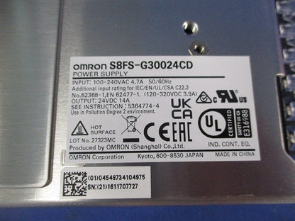 スイッチングパワーサプライ S8FS-G30024CD
