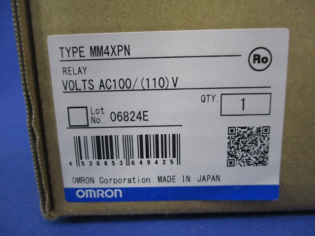 パワーリレー AC100/110V MM4XPN