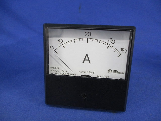 交流電流計 0-40A 40/5A RAS-82A
