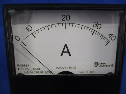 交流電流計 0-40A 40/5A RAS-82A