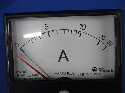 交流電流計 0-10-30A RAS-82A