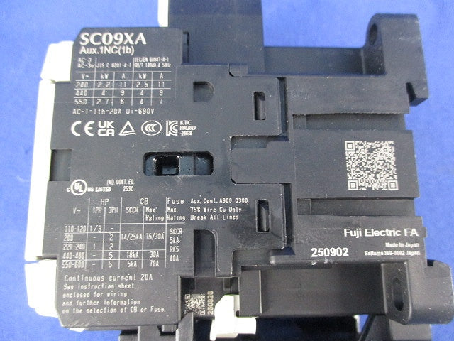 電磁開閉器200V SC09XA+TR18X2