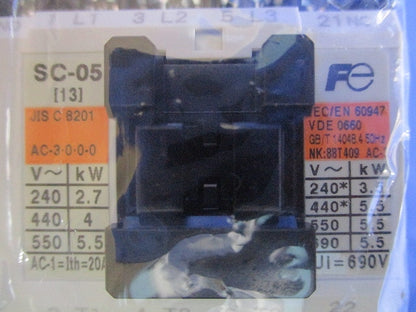 電磁開閉器 200V2.2ｋW 7-11A 1a1b SW-05/2E