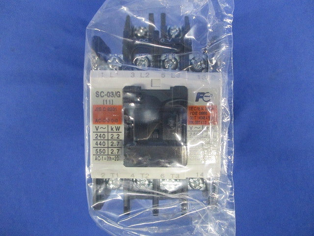 電磁開閉器 DC100V SC-03/G