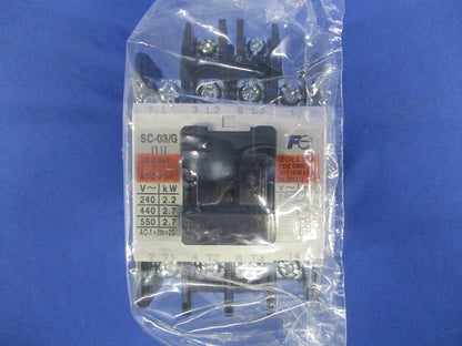 電磁開閉器 DC100V SC-03/G