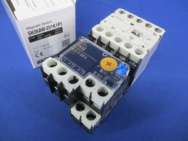 電磁開閉器 200V 1.1-1.65A 1ｂ SK06AW-201K1P1