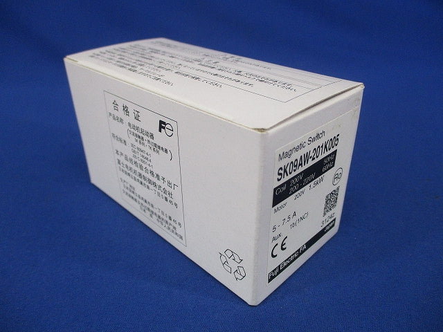 電磁開閉器 200V 5-7.5A 1ｂ SK09AW-201K005