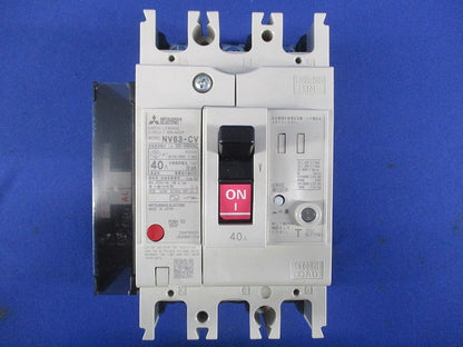 漏電アラーム遮断器 3P3E40A30ｍA 100-400V NV63-CV3P3E40A30mA