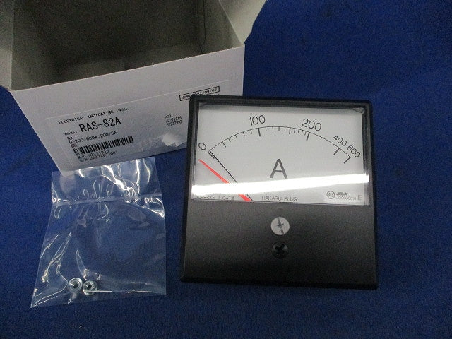 交流電流計 0-200-600A 200/5A RAS-82A