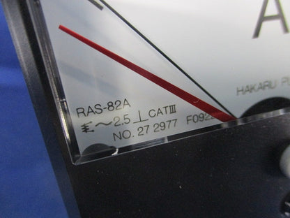 交流電流計 0-200-600A 200/5A RAS-82A