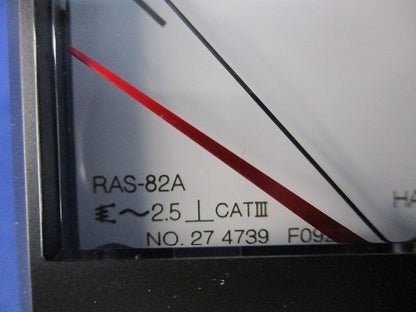交流電流計 0-40-120A 40/5A RAS-82A