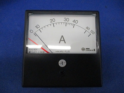 交流電流計 0-40-120A 40/5A RAS-82A