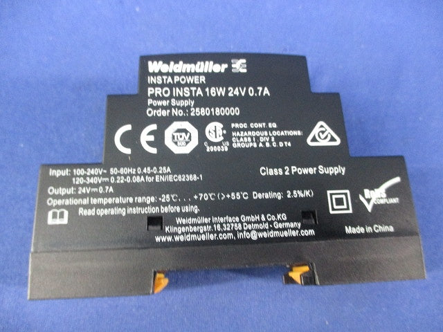 産業用単相スイッチング電源 2580180000