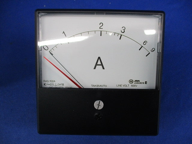 交流電流計0-3-9A RAS-102A