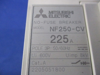 ノーヒューズブレーカ 3P225A NF250-CV