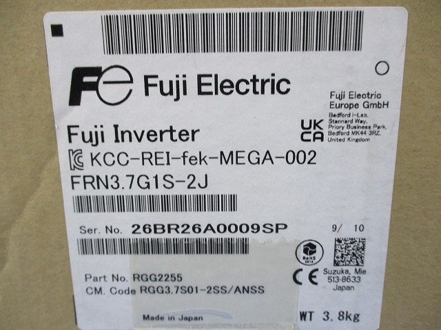 高性能多機能形インバータ FRN3.7G1S-2J