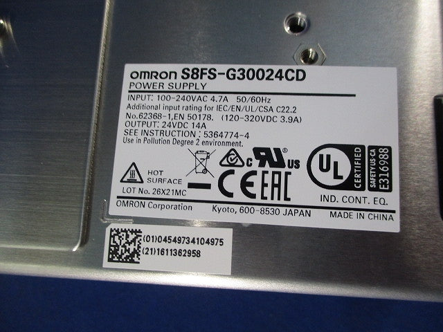 スイッチング･パワーサプライ S8FS-G030024CD