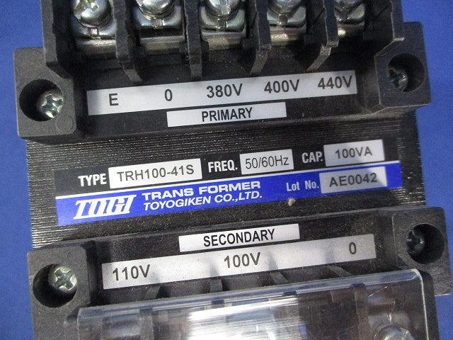 単相複巻トランス TRH100-41S